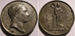 Napoléon Ier - Médaille 1807, Bataille de Friedland