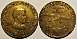 Lucky Lindbergh Token - Spirit of St. Louis - New York to Paris, 1927