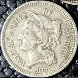 1873 - 3 Cents - Closed 3