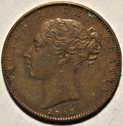 Victoria - One Farthing 1843 - Kingdom of Great Britain