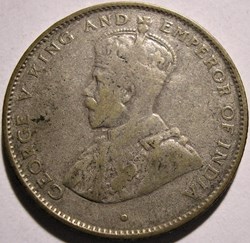 George V - 50 Cents 1914 - Ceylon, British Sri Lanka