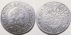 1672 Hungary, 6 Krajcár - Leopold I Holy Roman Emperor