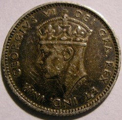 George VI - 5 Cents 1938 Newfoundland