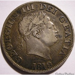 George III - Half Crown 1819 - United Kingdom of Great Britain