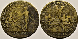 Louis XIV - Jeton 1653 - Communauté des marchands de la Loire