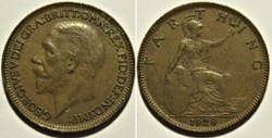 George V - Farthing 1928 - Great Britain