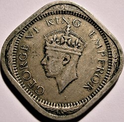 George VI - 2 Annas 1941 Calcutta - British India