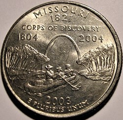 2003 P Quarter Dollar - Missouri State