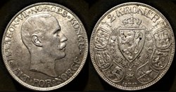 Haakon VII of Norway - 2 Kroner 1917