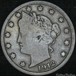 1912 Denver 5 Cents - Doubling