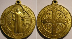 Saint Benedict - Jubilee Medal 1880