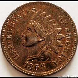 1865 One Cent