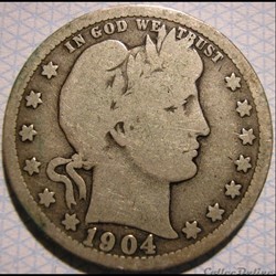 1904 New Orleans Quarter $