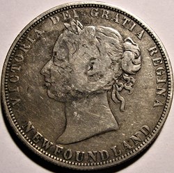 Victoria - 50 Cents 1874 Newfoundland