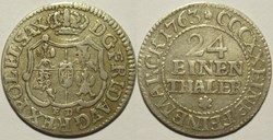 Friedrich August II - 1/24 Thaler 1763 Electorate of Saxony