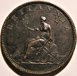 George III - Half Penny 1806 Great Britain (ex.5)