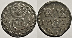 Sweden, Karl XII - 1 Öre 1717