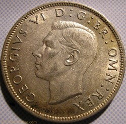 George VI - Two Shillings / Florin 1944 - Great Britain