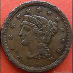 1855 One Cent