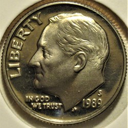 1989 San Francisco Dime