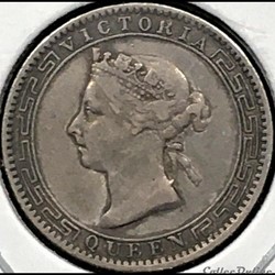 Victoria - 25 Cents 1900 Ceylon