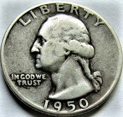 1950 Quarter Dollar