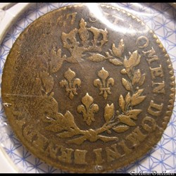 Louis XV - Sol de 12 Deniers 1767 A - Colonies d'Amérique