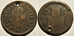 1791 Regno di Napoli, 9 Cavalli - Ferdinando IV di Borbone-Sicilie (ex.2)