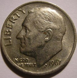 1967 Dime