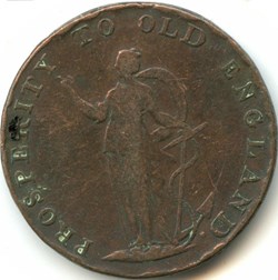 ca.1795 HalfPenny - R. Dinmore - Norwich, Norfolk