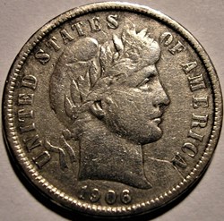 1906 New Orleans Dime