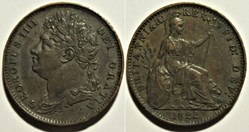 George IV - 1 Farthing 1822 Great Britain
