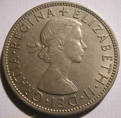 Elizabeth II - Half Crown 1955