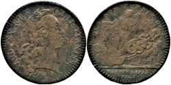 Louis XV - 1741 Jeton, Trésor Royal - Pluton sur son char