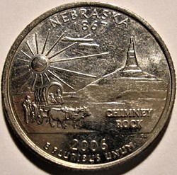2006 D Quarter Dollar - Nebraska State
