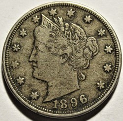 1896 5 Cents