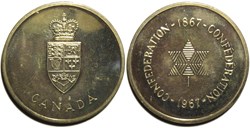Confederation Centennial, Silver Token 1867-1967