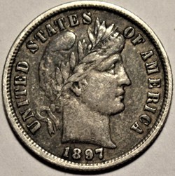 1897 Dime