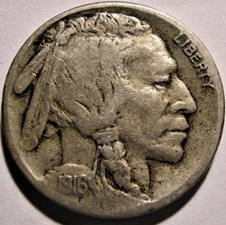 1916 San Francisco 5 Cents (ex.2)