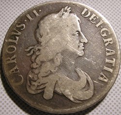 Charles II - One Crown 1664 Kingdom of England