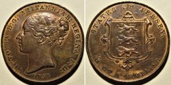 Victoria - 1/13 Shilling 1858 - Jersey (ex.2)