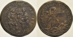 Pyramus and Thisbe - Token 1600' - Nuremberg by Wolf Laufer
