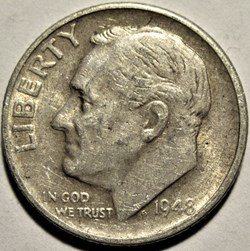 1948 San Francisco Dime