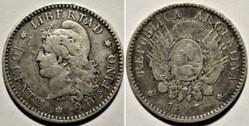 Argentina - 10 Centavos 1883