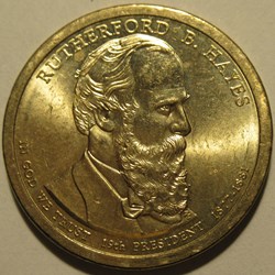 Rutherford B. Hayes - 2011 One Dollar, Philadelphia Mint