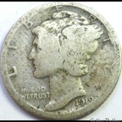 1919 Dime