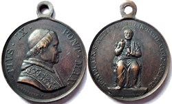 Pie IX - Médaille du 18e Centenaire du martyre de Saint Pierre, 1867