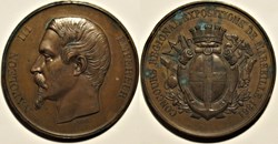 Napoléon III - 1861 Médaille Concours Régional et Expositions à Marseille