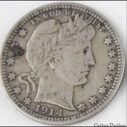 1914 Quarter Dollar
