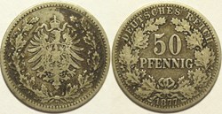 Wilhelm I - 50 Pfennige 1877 Hanover, German Empire